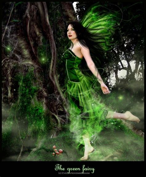 Green Fairies And Fantasy Pictures The Green Fairy By Evelin