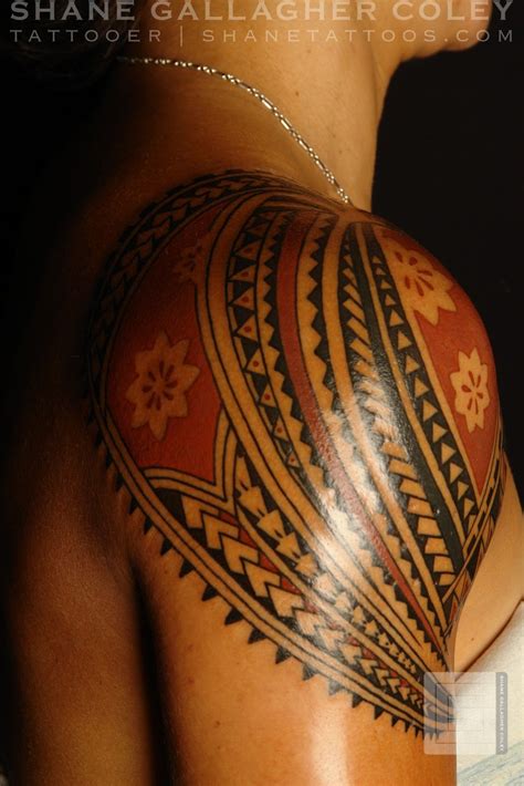 Shane Tattoos Polynesian Shoulder Tattoo Polynesian Tattoo Samoan