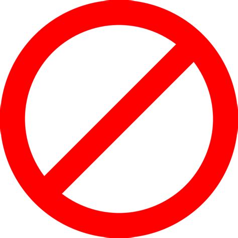 Download 778 prohibited sign free vectors. Prohibited Forbidden No · Free vector graphic on Pixabay