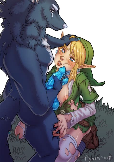 Girl Link And Wolf By Piyotm Hentai Foundry. 