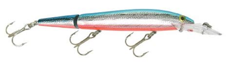 Rebel Jointed Fastrac Minnow Crankbaits Chrome Bluesilver 5 12 Inch