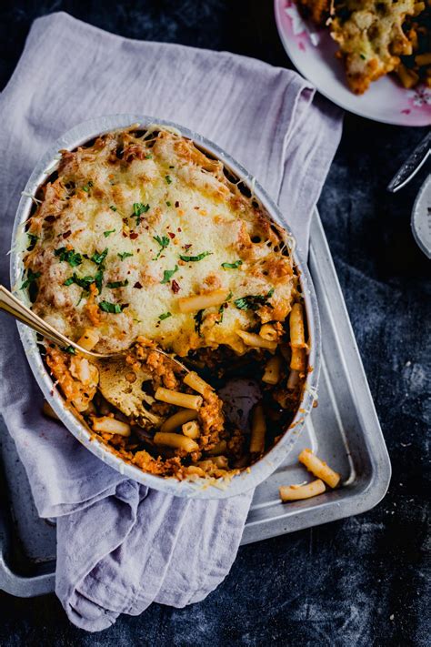 Chicken Bolognese Baked Ziti Playful Cooking