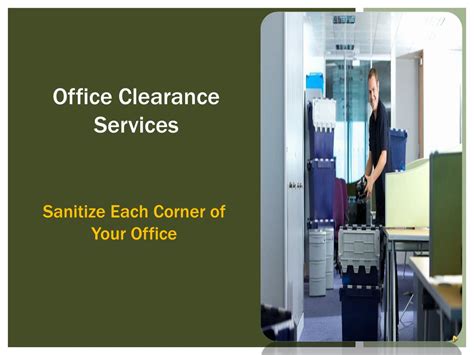 Ppt Eco Friendly Office Clearance Services Powerpoint Presentation