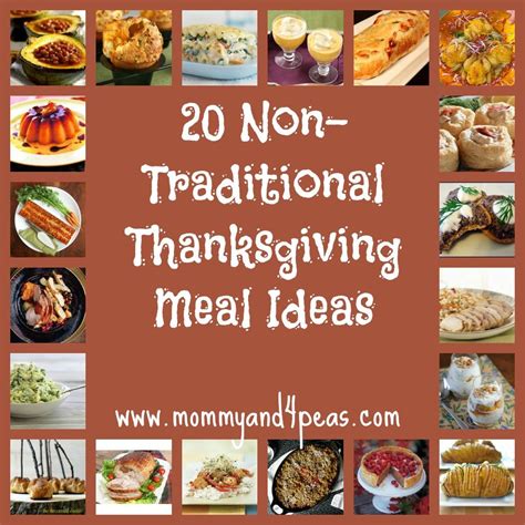 Whether you're looking for a hearty roast or beautiful salad, these delicious recipes will help you plan a healthy holiday meal in no time! Host a Non-Traditional Thanksgiving -20 Great Meal Ideas ...