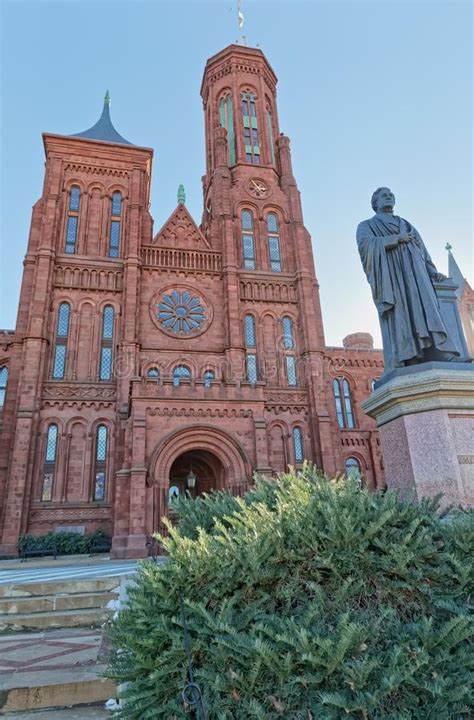 Smithsonian Institution Building The Castle In Washington Dc Stock
