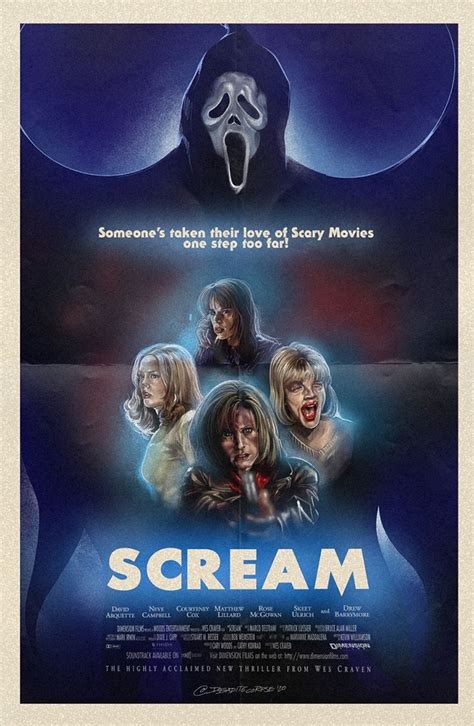new scream poster 2024 matty shellie