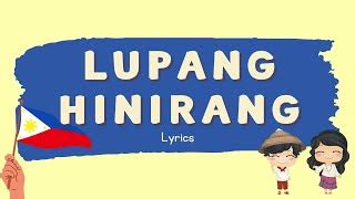 Lupang Hinirang Lyrics The Philippine National Anthem Doovi