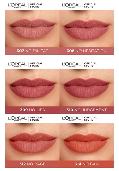 L Oreal Infallible Lipstick Color Chart My Xxx Hot Girl