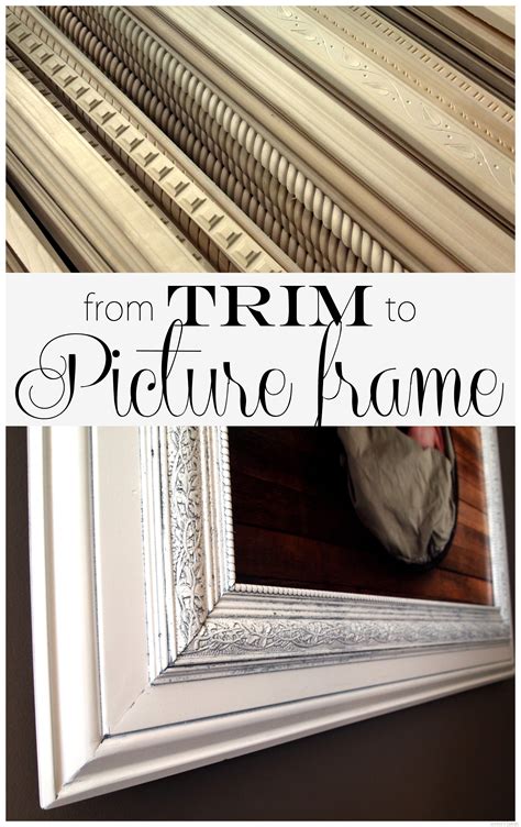 If your corners have gaps, you can use some wood filler to fill the gaps. Build a Custom Frame out of Trim Pieces! - Reality Daydream