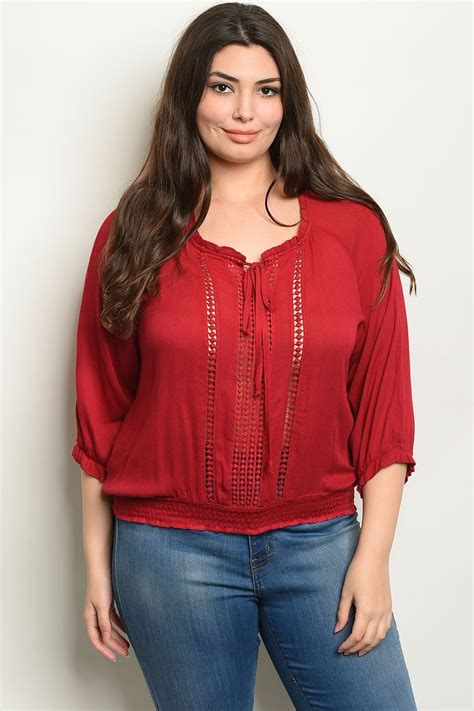 Womens Plus Size Top Mercantile Americana Everything Plus Size Top