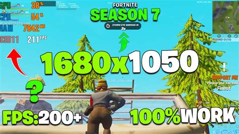 The Best Stretched Resolution To Use In Fortnite Season 7 Fps Boost