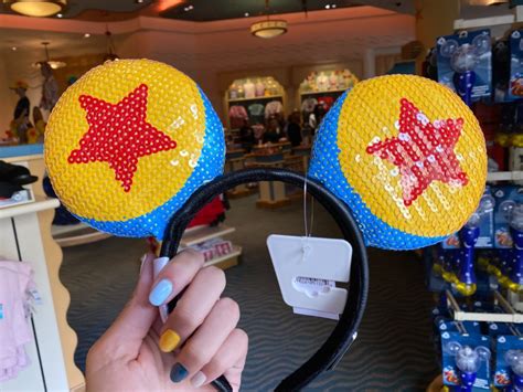 Photos New Loungefly Sparkling Pixar Luxo Ball Mickey Ear Headband