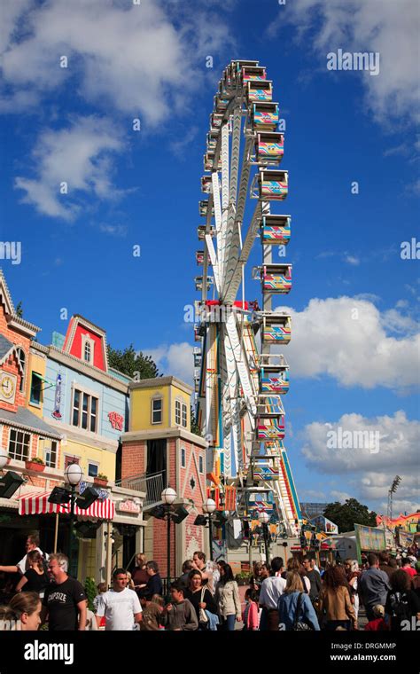 Ferris Wheel At Hamburger Dom Fairground Hamburg Germany Europe