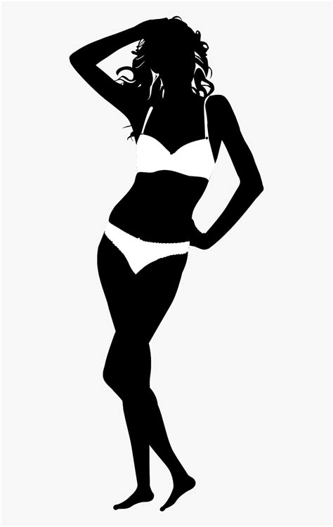 Sexy Girl Silhouette Bikini Hd Png Download Transparent Png Image Pngitem