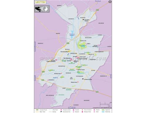 Buy Printed Leuven Map