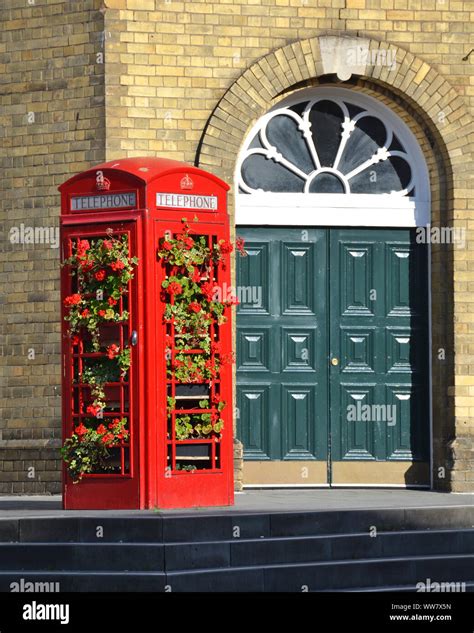 Old Traditional English Telephone Booth Stock Photo Alamy