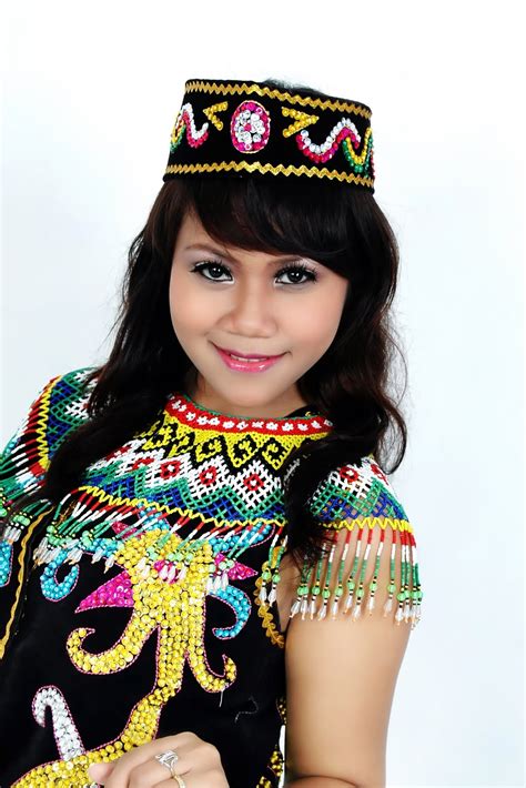 Indonesian Culture Ensyclopedia Dayak Tribe Clothes Blend With The