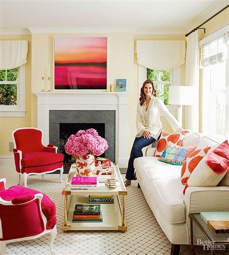 A Peek Inside Brooke Shields Colorful Comfortably Chic Home In 2020