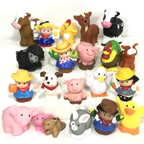 Easy to grab and play with and easy to clean! Fisher Price Little People Farm Animals Lot | eBay | Farm ...