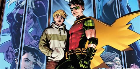 Robin And His Boyfriend Share Their First Kiss In New Dc Comics Cover