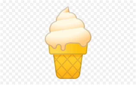 Soft Ice Cream Emoji Ice Cream Emoji Black Backgroundice Emoji