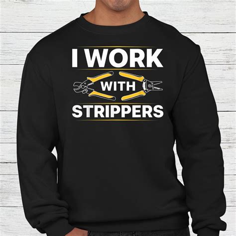 Cool Electrician Lineman Electrical Work Tools Shirt Teeuni