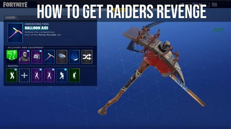 How To Get Raiders Revenge For Free In Fortnite Updated Youtube