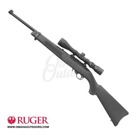 Ruger 1022 Carbine Semi Auto Rimfire Rifle With Viridian Scope Omaha