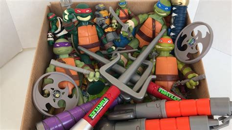 Teenage Mutant Ninja Turtles Tmnt Figure Parts Accessories Weapons 2003