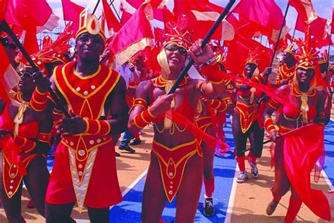 Crop Over Festival Dancers In Barbados Dress Culture Barbados Festival