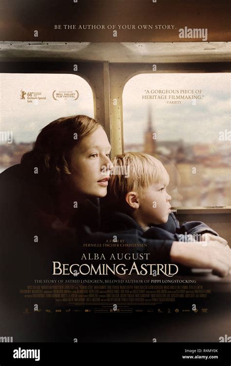 Becoming Astrid Aka Unga Astrid Us Poster From Left Alba August Marius Damslev