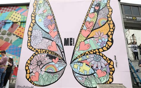 Taylor Swifts Butterfly Mural Artist Kelsey Montague In 2023 Mural