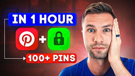 How I Create 100 Pins In 1 Hour Step By Step Youtube
