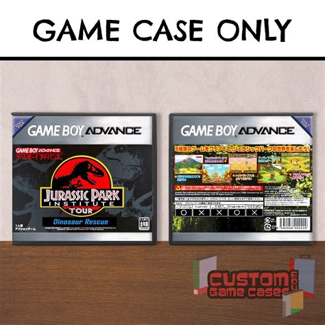 Jurassic Park Institute Tour Dinosaur Rescue JP GBA Game Boy