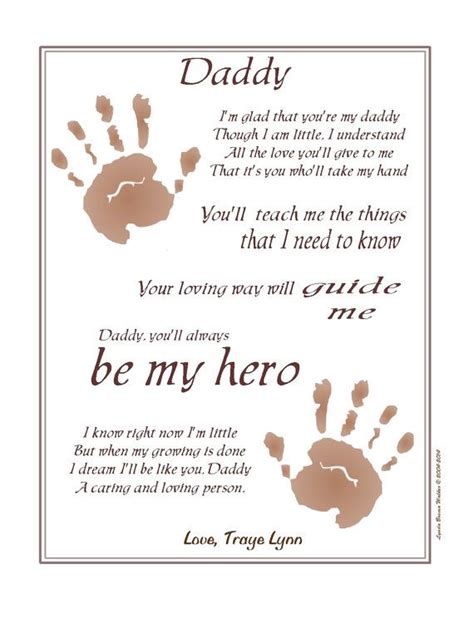 Fathers Day Poem Handprint Tfhaer