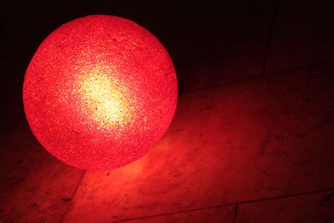 Glowing Red Ball Tihana Flickr