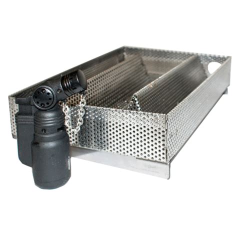 Sf003 Stainless Steel Cold Smoker Box Adds A Distinctive Smokey Flavor