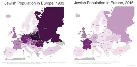 Simon Kuestenmacher On Twitter The Map Speaks For Itself Jewish Population In Europe