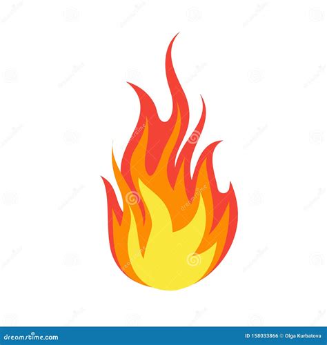 Feuer Emoji Einfache Licht Kreative Gefährliche Energie Flamme Brennt