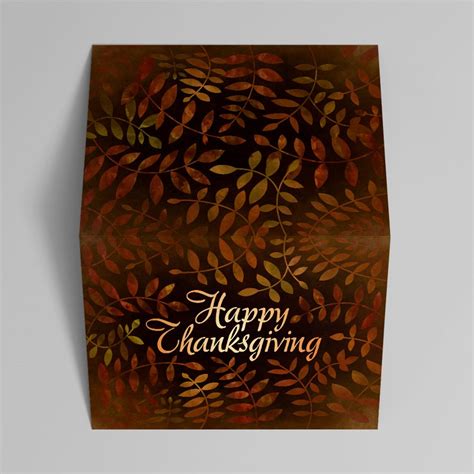 November Leaves Thanksgiving Greeting Cards By Cardsdirect