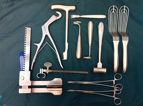 Set Thoracotomy Complementary Instruments Standard Products