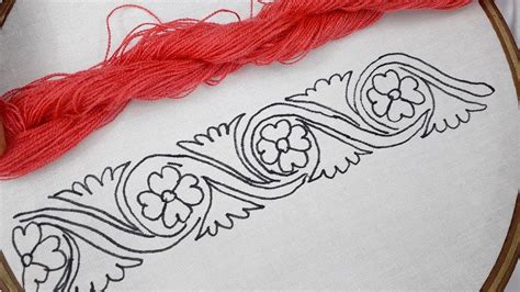 Machine Embroidery Saree Border Design Design Talk