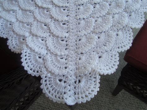 Handmade Baby Blanket White Baby Blanket Crochet Baby