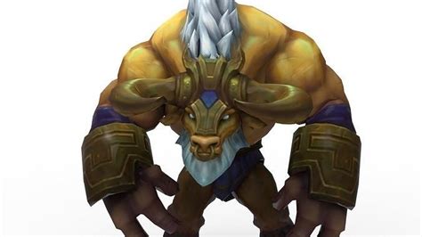 Alistar Golden League Of Legends 3d Model 3d Printable Cgtrader