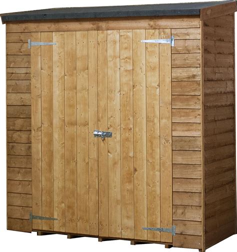 Waltons Wooden Garden Shed 6x3 Outdoor Storage Overlap Dip Treated