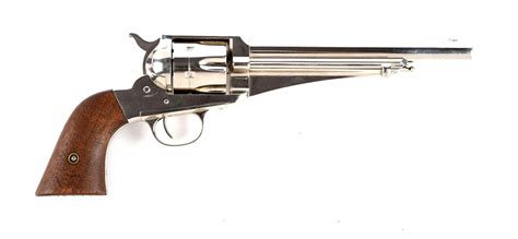 Lot Detail A Remington Model 1875 Nickel Single Action Revolver