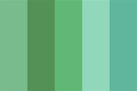 This pastel green color palette, consists of 3 main colors. Green grass pastel waters Color Palette