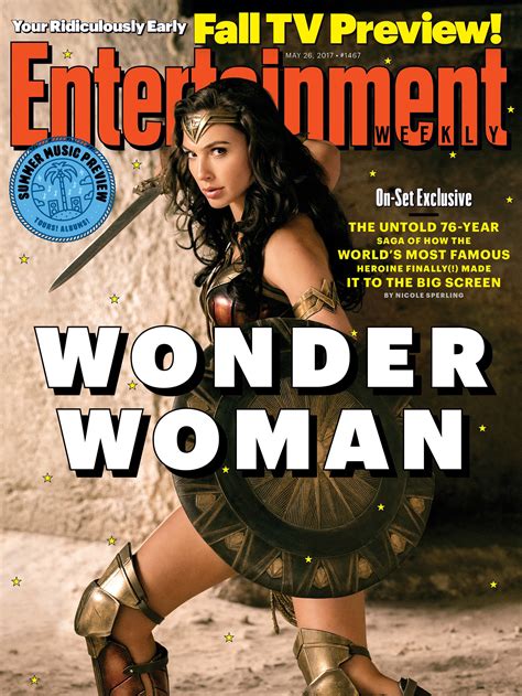 Wonder Woman Graces The Cover Of Entertainment Weekly