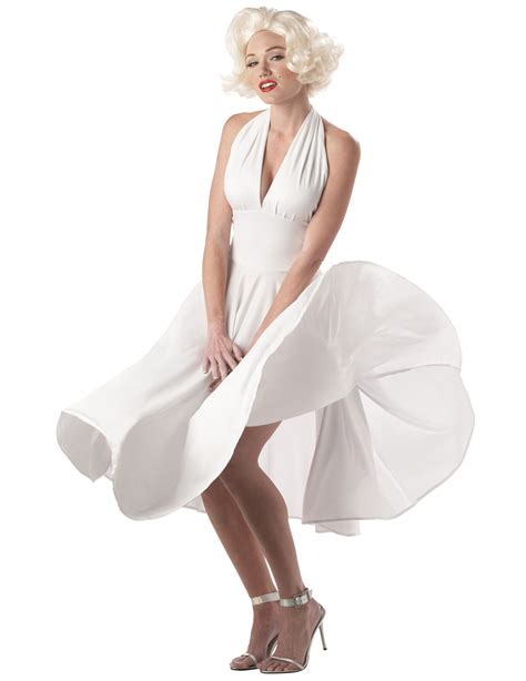 Costume Marilyn Monroe Bianco Replica Quando La Moglie E In Vacanza