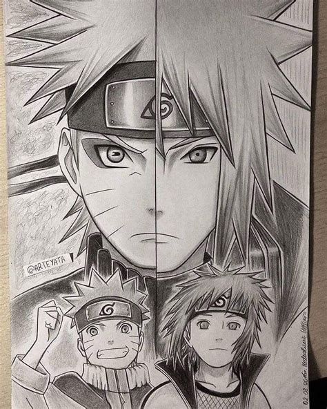 Naruto And Sasuke Half Face Torunaro